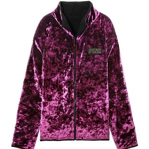 Victoria's secret reversible velvet jacket